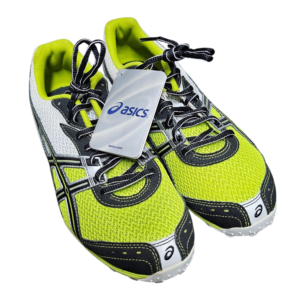 ASICS Women’s Soccer Cleats Size 7.5 — Hyper XC — White/Neon Yellow/Black — NWT